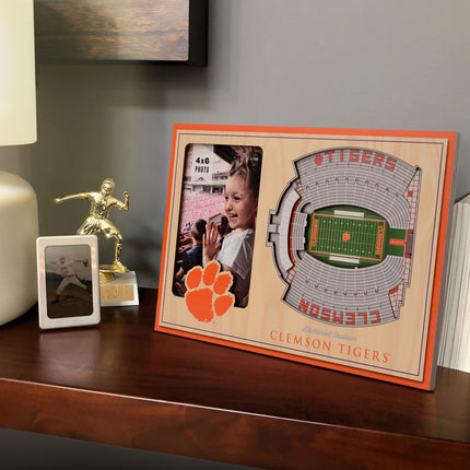 Clemson Tigers 3D StadiumView Picture Frame