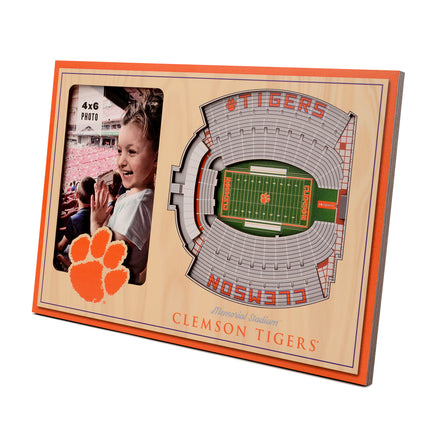 Clemson Tigers 3D StadiumView Picture Frame