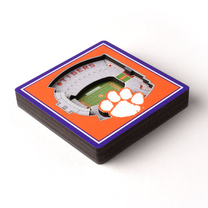 Clemson Tigers 3D StadiumView Magnets