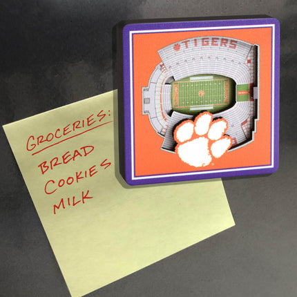 Clemson Tigers 3D StadiumView Magnets