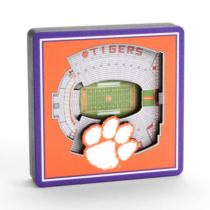 Clemson Tigers 3D StadiumView Magnets