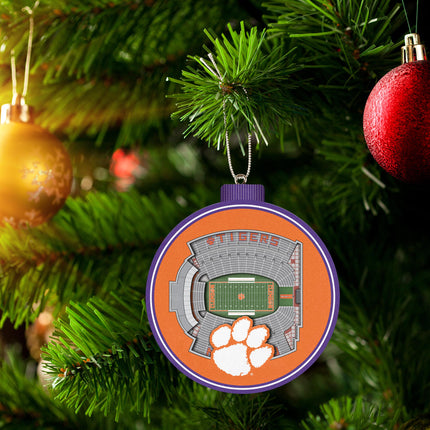 Clemson Tigers 3D StadiumView Ornaments
