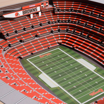 Cleveland Browns 25 Layer Stadium Art