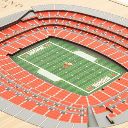 Cleveland Browns 5-Layer 3D StadiumView Wall Art
