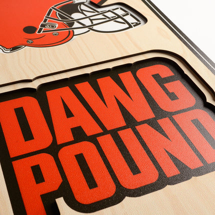 Cleveland Browns 8x32 3D Stadium Banner