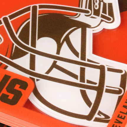 Cleveland Browns 3D Logo Series Coasters