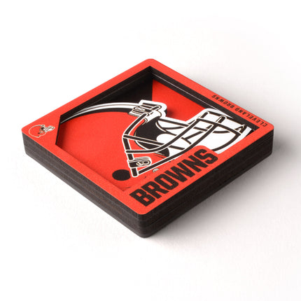 Cleveland Browns 3D Logo Series Magnet