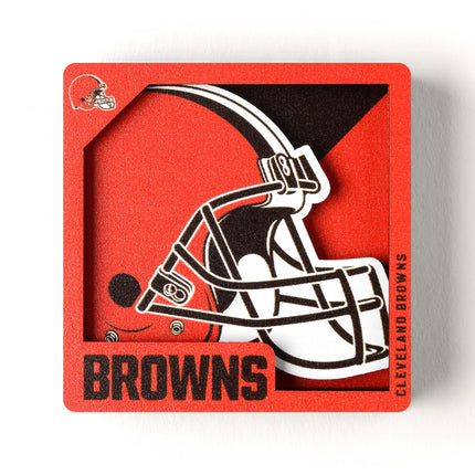 Cleveland Browns 3D Logo Series Magnet