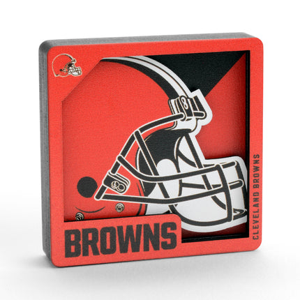 Cleveland Browns 3D Logo Series Magnet