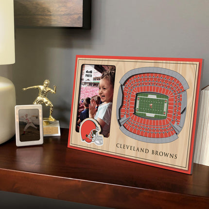 Cleveland Browns 3D StadiumView Picture Frame
