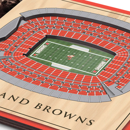 Cleveland Browns 3D StadiumView Picture Frame