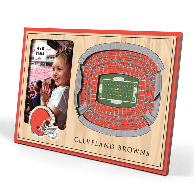 Cleveland Browns 3D StadiumView Picture Frame