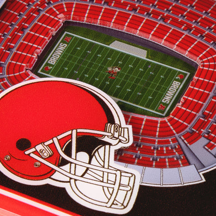 Cleveland Browns 3D Stadium View Coasters