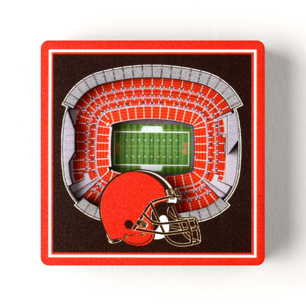 Cleveland Browns 3D StadiumView Magnets