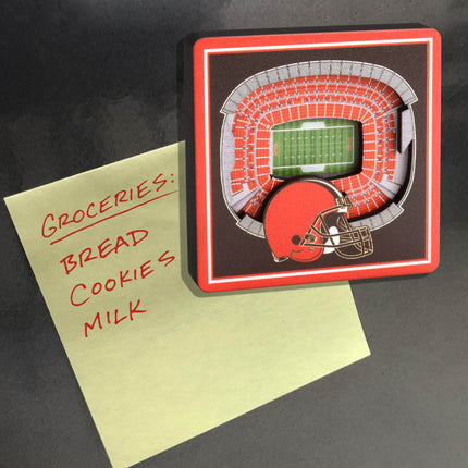 Cleveland Browns 3D StadiumView Magnets