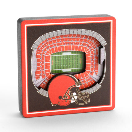 Cleveland Browns 3D StadiumView Magnets