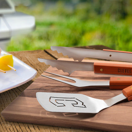 Cleveland Guardians Classic Series 3-Piece BBQ Set