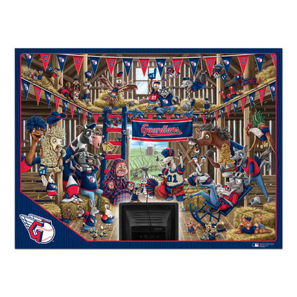 Cleveland Guardians Barnyard Fans Puzzle - 500 PC
