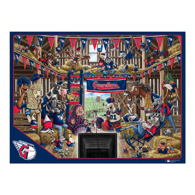 Cleveland Guardians Barnyard Fans Puzzle - 500 PC