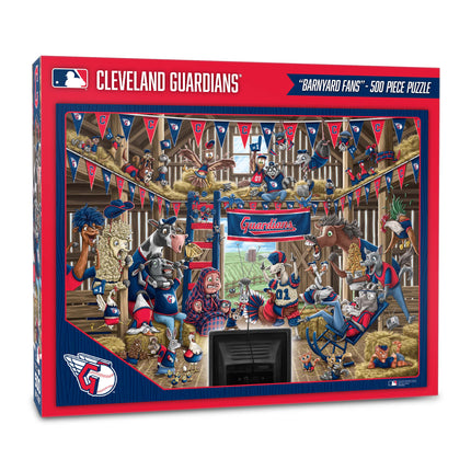 Cleveland Guardians Barnyard Fans Puzzle - 500 PC