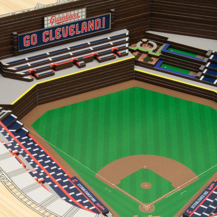 Cleveland Guardians 25 Layer Stadium Art