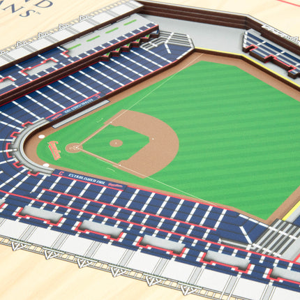 Cleveland Guardians 5-Layer 3D StadiumView Wall Art