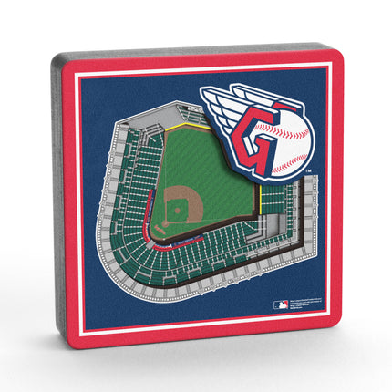 Cleveland Guardians 3D StadiumView Magnets