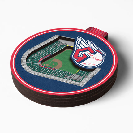 Cleveland Guardians 3D StadiumView Ornaments