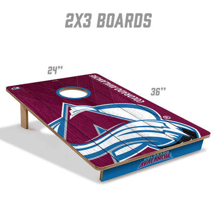 Colorado Avalanche 2x3 Cornhole Boards