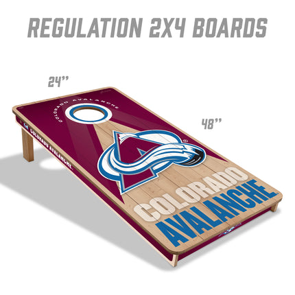 Colorado Avalanche 2x4 Slogan Series Cornhole Boards