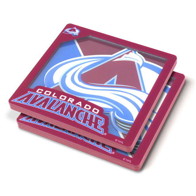 Colorado Avalanche 3D Logo Series Coasters