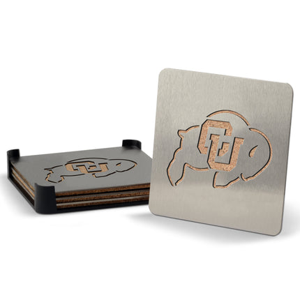 Colorado Buffaloes (4) Boaster Drink Coasters