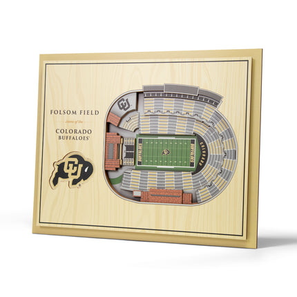 Colorado Buffaloes 5-Layer 3D StadiumView Wall Art