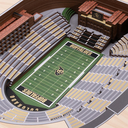 Colorado Buffaloes 25-Layer StadiumViews 3D Wall Art