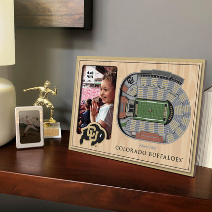 Colorado Buffaloes 3D StadiumView Picture Frame
