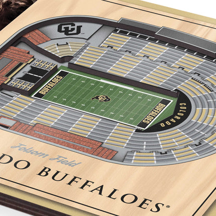 Colorado Buffaloes 3D StadiumView Picture Frame