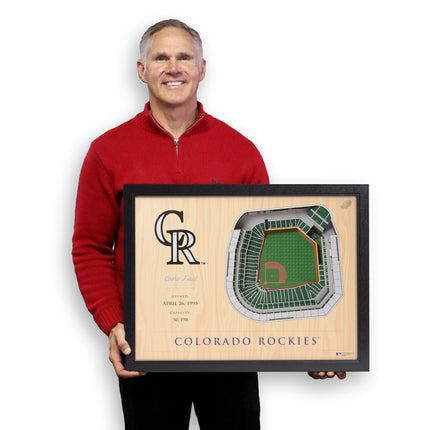 Colorado Rockies 25 Layer Stadium Art