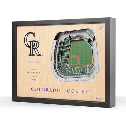 Colorado Rockies 25 Layer Stadium Art
