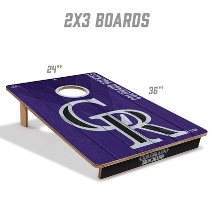 Colorado Rockies 2x3 Cornhole Boards