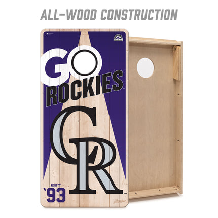 Colorado Rockies Cornhole Boards 2x4