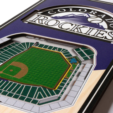 Colorado Rockies 3D Stadium 6x19 Banners