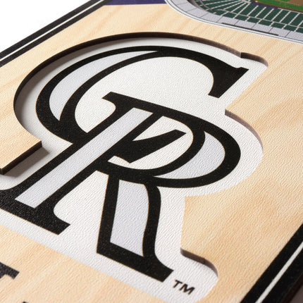 Colorado Rockies 3D Stadium 6x19 Banners