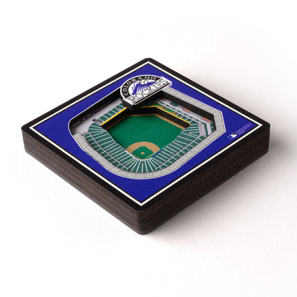 Colorado Rockies 3D StadiumView Magnets
