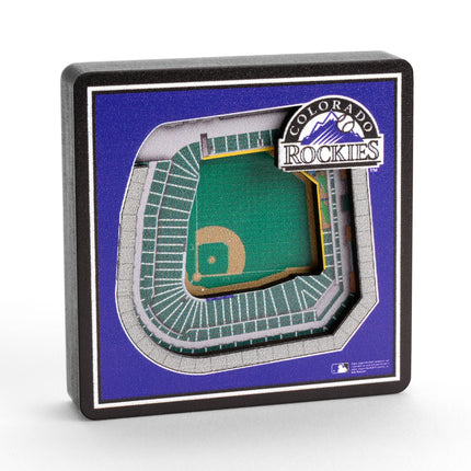 Colorado Rockies 3D StadiumView Magnets