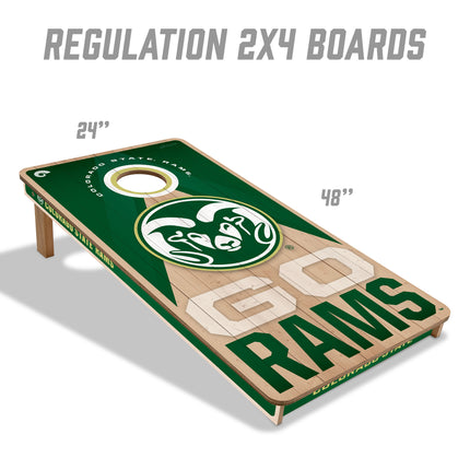 Colorado State Rams 2x4 Slogan Series Cornhole Boards