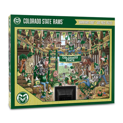 Colorado State Rams Barnyard Fans Puzzle - 500 PC