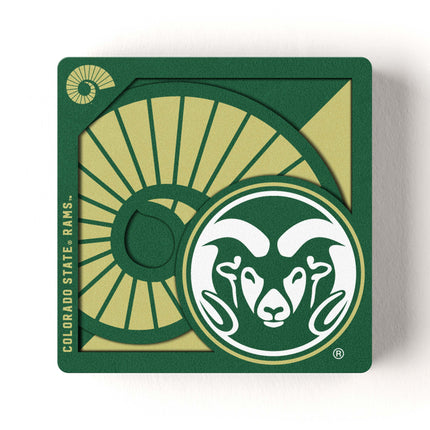 Colorado State Rams 3D Logo Series Magnet