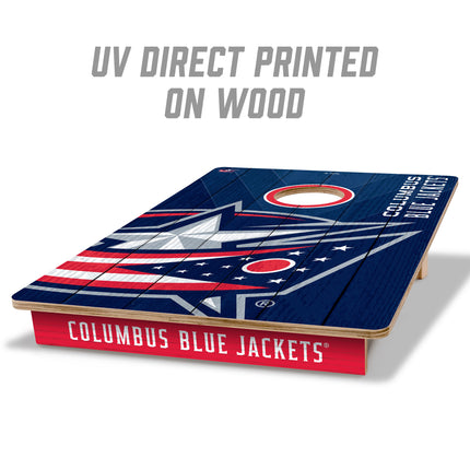 Columbus Blue Jackets 2x3 Cornhole Boards