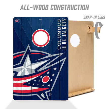 Columbus Blue Jackets 2x3 Cornhole Boards