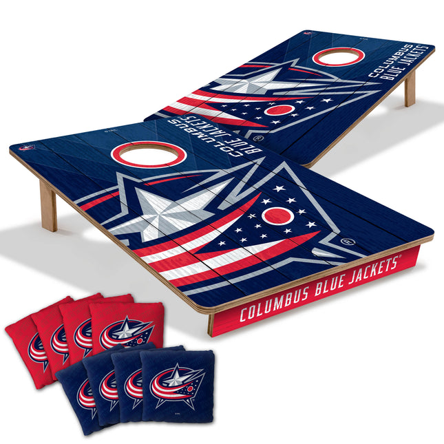Columbus Blue Jackets 2x3 Cornhole Boards